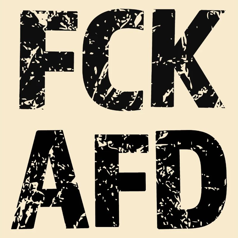 FCK AFD Bold Text Graphic