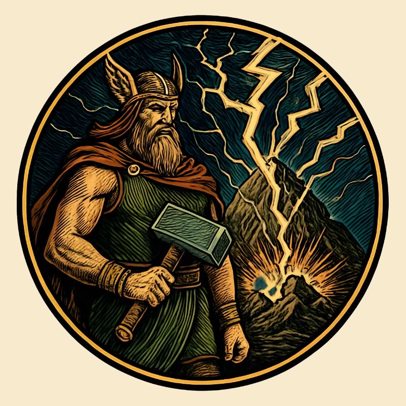 Thor with hammer