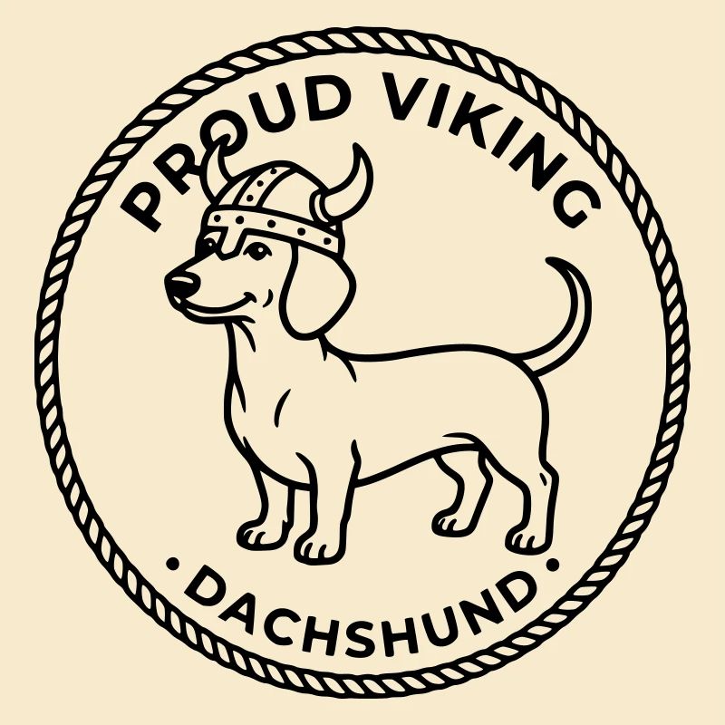 Fierté viking teckel