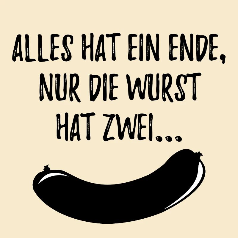 Alles Wurst schwarz