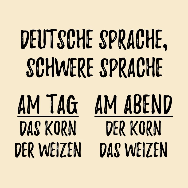 Deutsche Sprache schwere Sprache schwarz