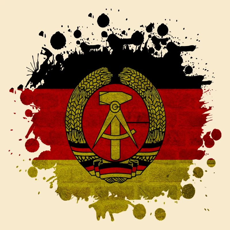 DDR taches / Cadeau drapeau Allemagne de l’Est