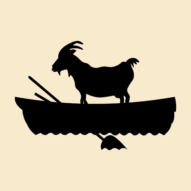 G.O.A.T. Ziege im Boot