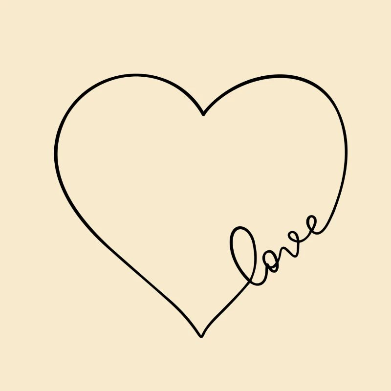 Love minimaliste