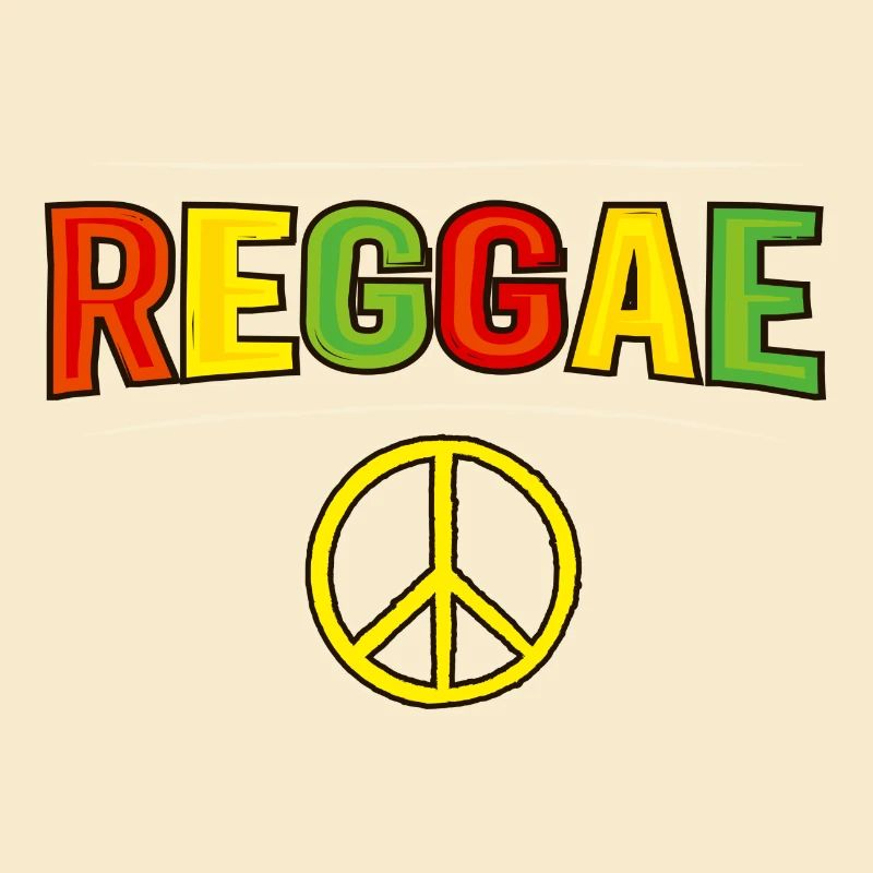 Reggae Peace Farbenspiel Design