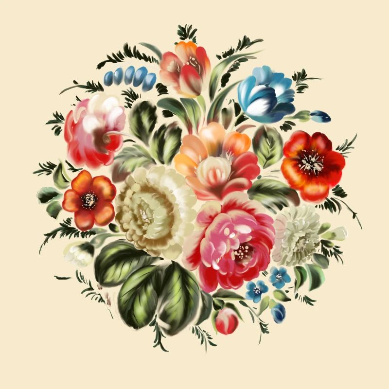 Fleurs Zhostovo