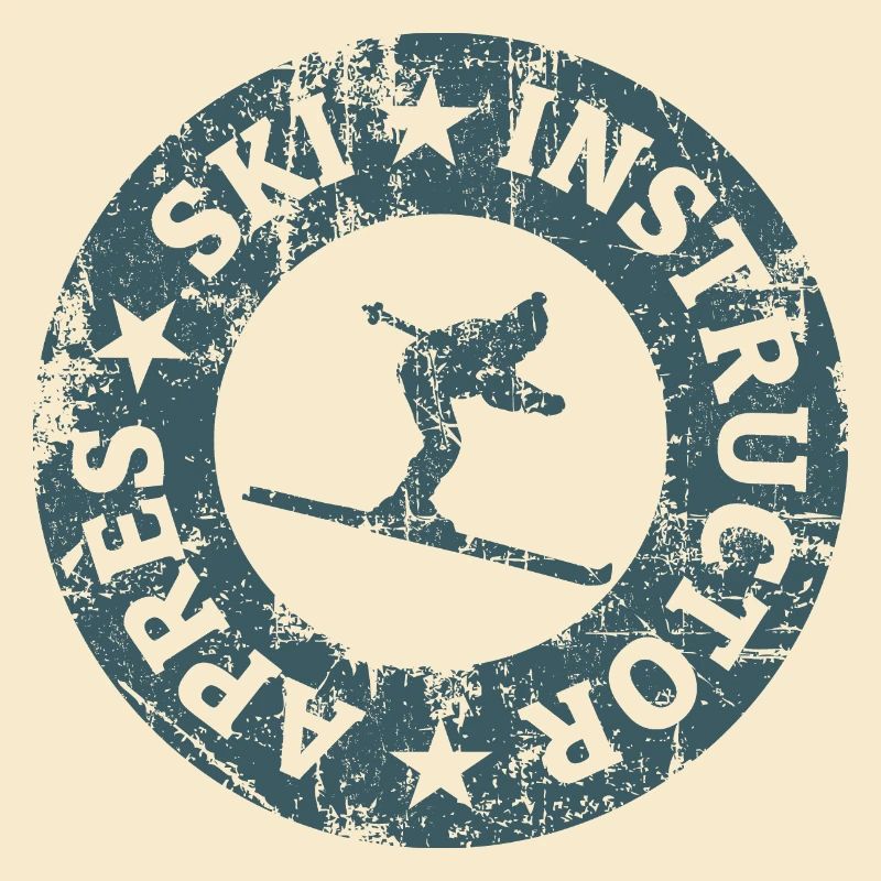 Après-Ski Instructor Skifahrer Qualitätssiegel