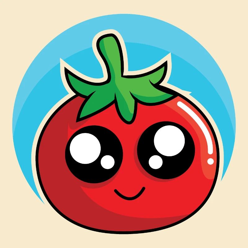 Funny tomato design