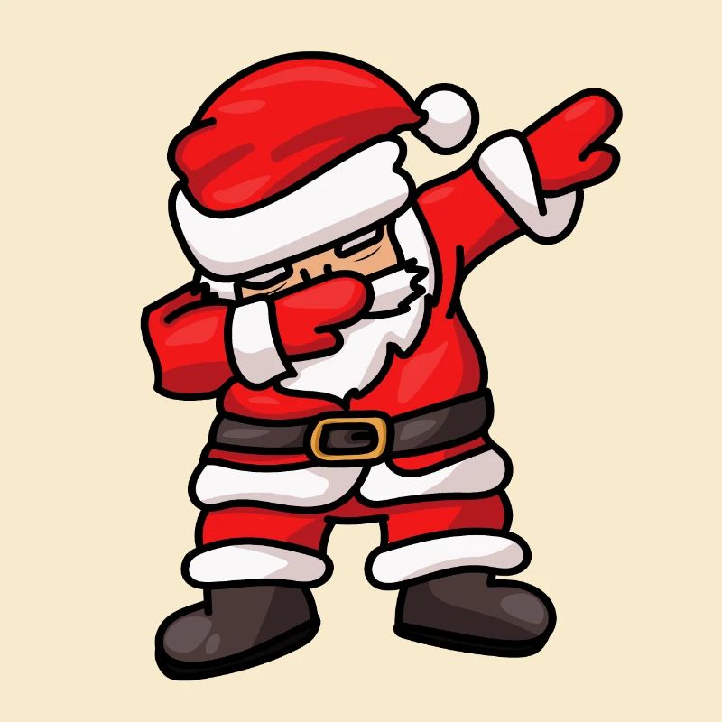 Dabbing Santa Weihnachtsmann Dab Dance