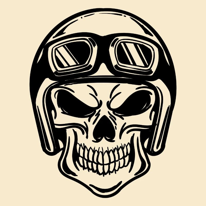 Skull motorcycle biker helmet motorcycles wild cool
