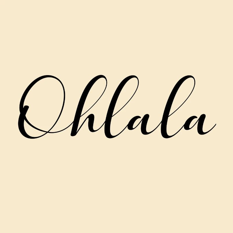 Ohlala Oh LaLa Paris Frankreich Romantik Geschenk