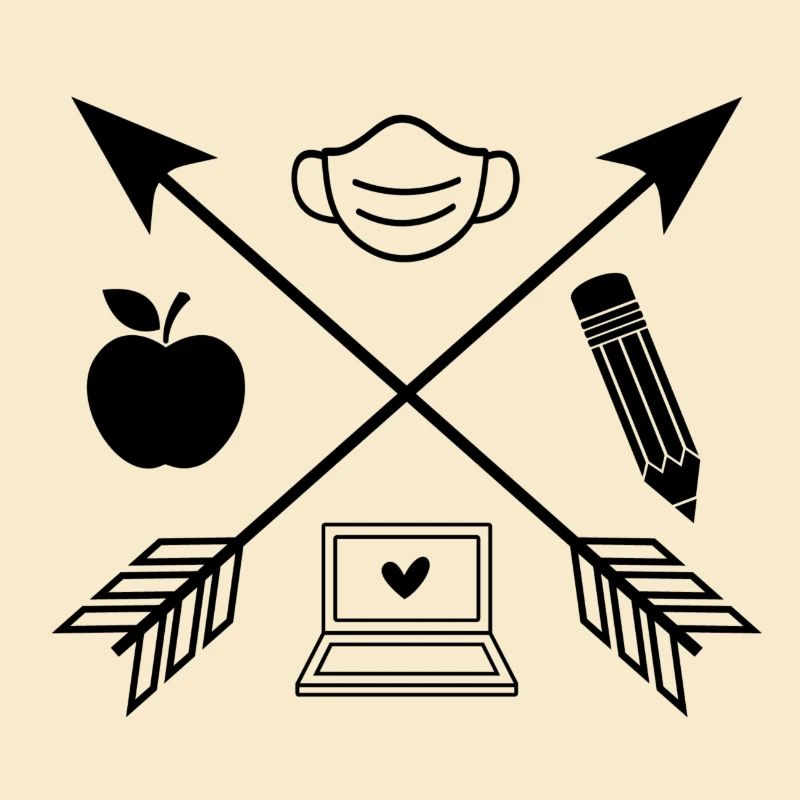 Professeur Symboles École Masque Uni