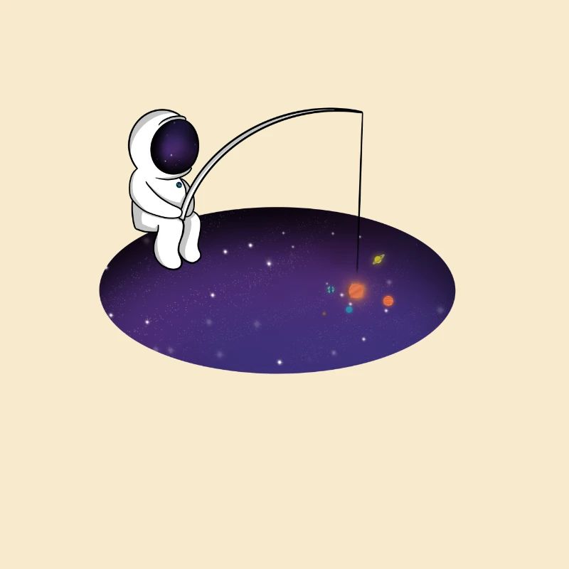 space fisherman