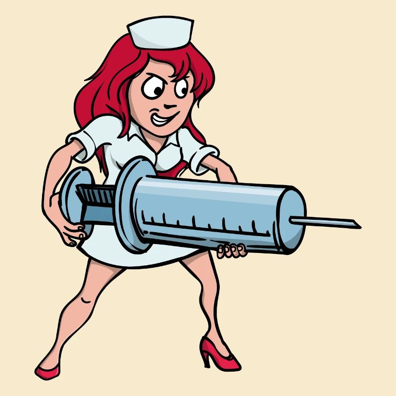 Krankenschwester Spritze Injektion Impfung Beruf