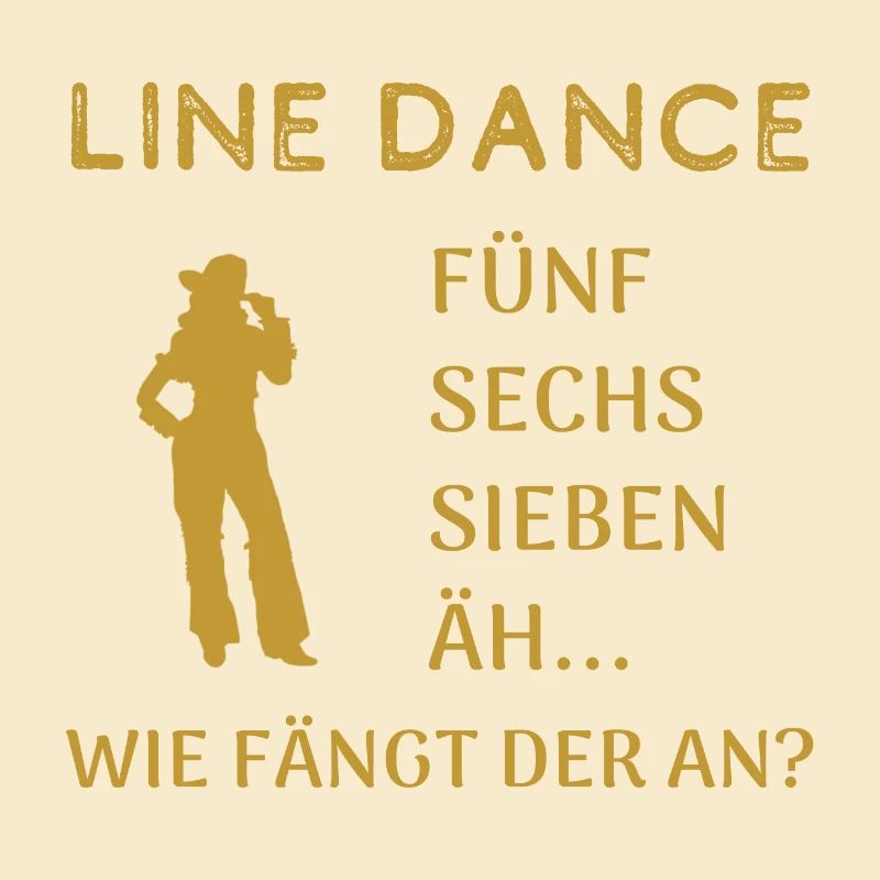 Line Dance Humor: Wie fängt der Tanz nochmal an?