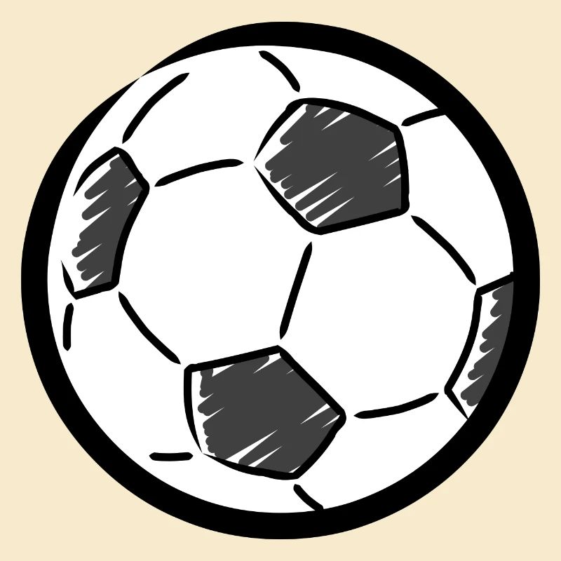 Soccer drawing