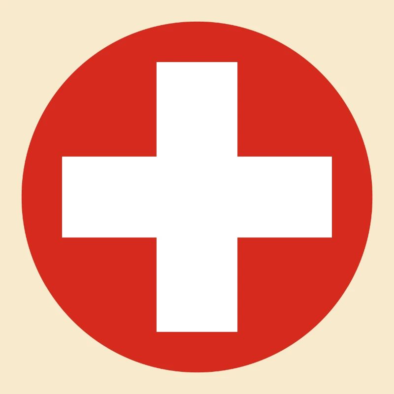 Aufkleber Luftwaffe Roundel der Schweiz Schweiz