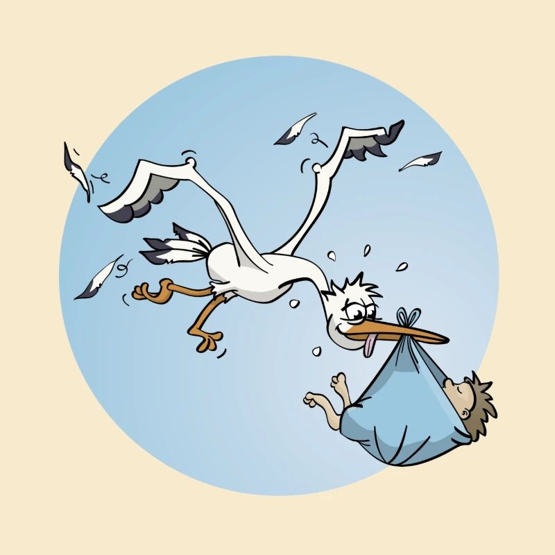 La cigogne et le petit garçon