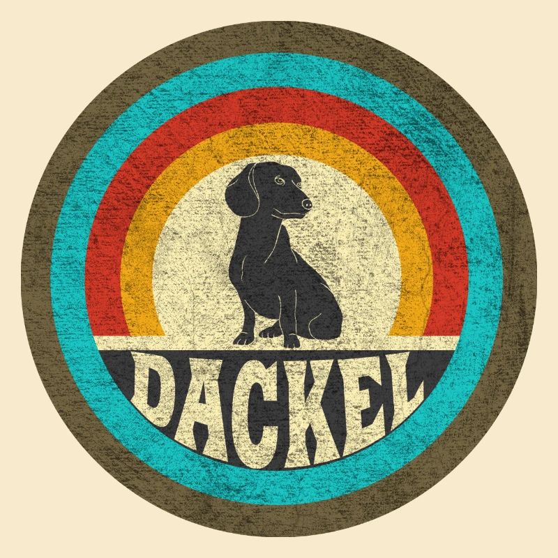 Dackel Vintage Design / Geschenkidee