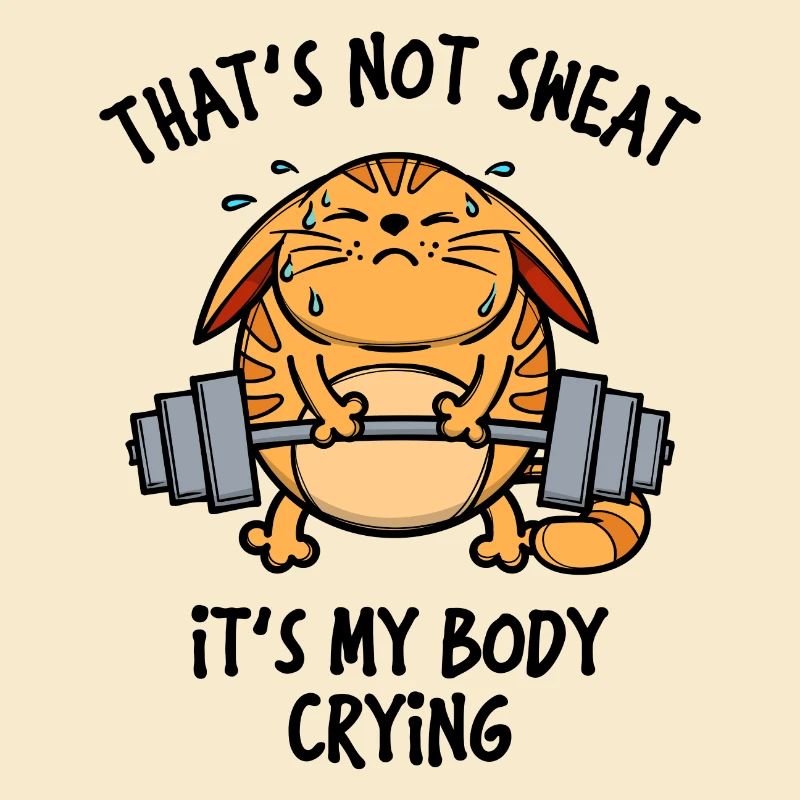 Fitness Training Statement Barbell