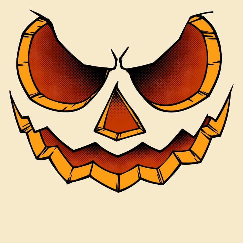 C’est effrayant, la citrouille Halloween