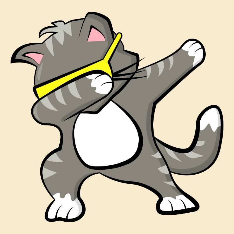 Dabbing Katze