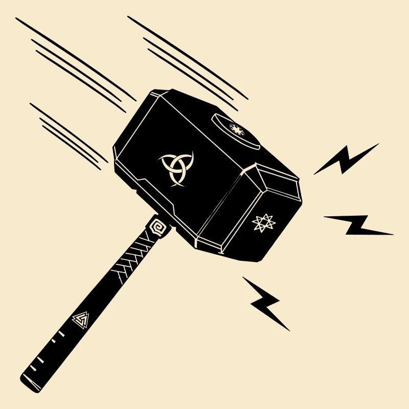 Marteau de thor Thor s marteau Mjolnir foudre stral