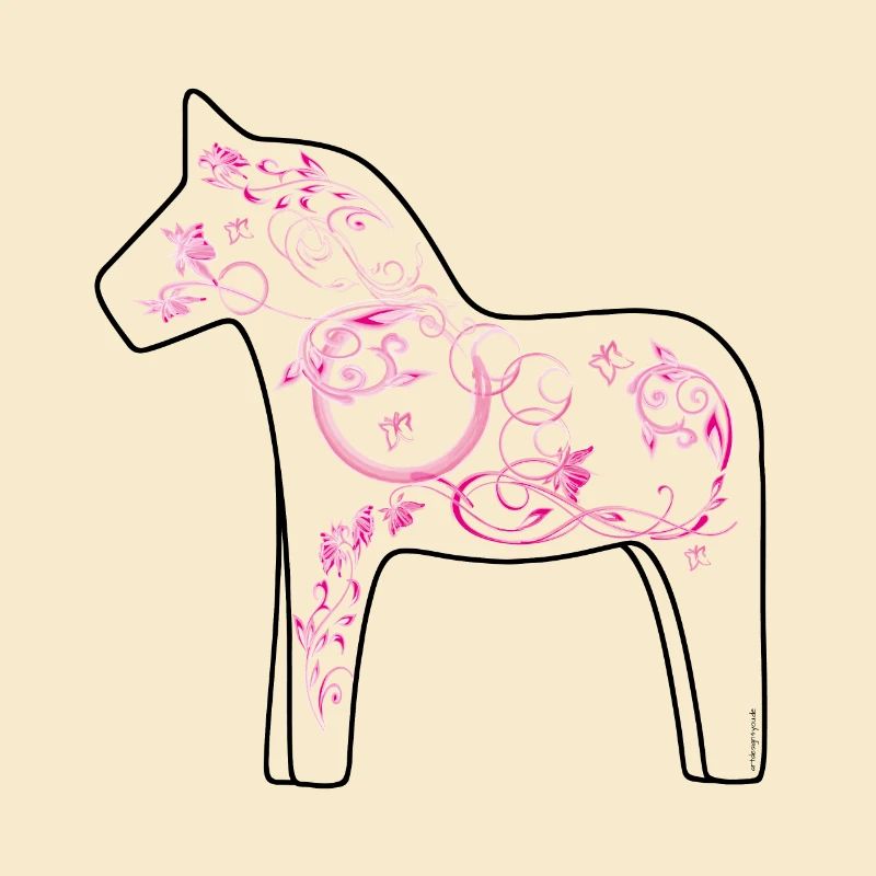 Dala Pferd Pink