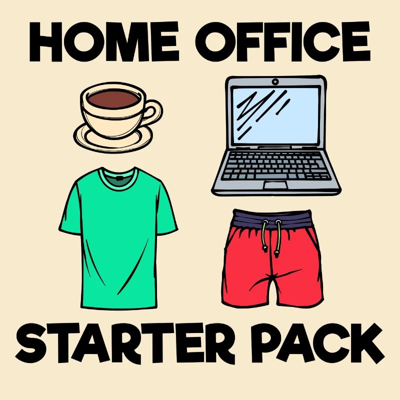 Ordinateur portable Café Emploi Home Office Déclaration Wfh