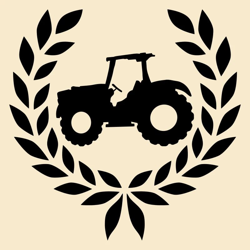 Lorbeerkranz Bauernhof Traktor