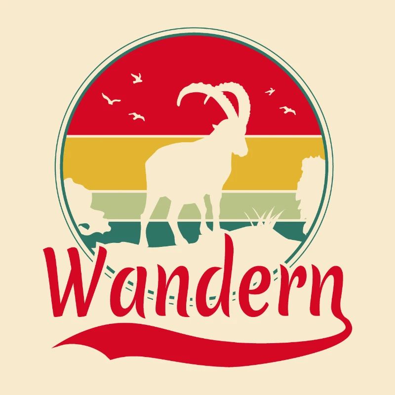 Wandern Steinbock Berge Alpen