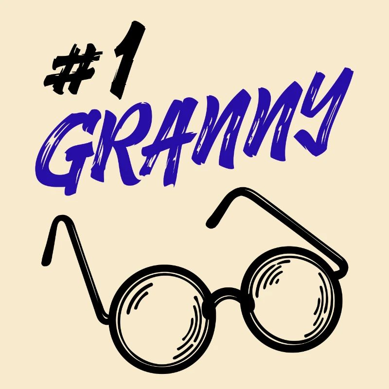 Grand-mère Lunettes Déclaration Grand-mère Meilleure grand-mère