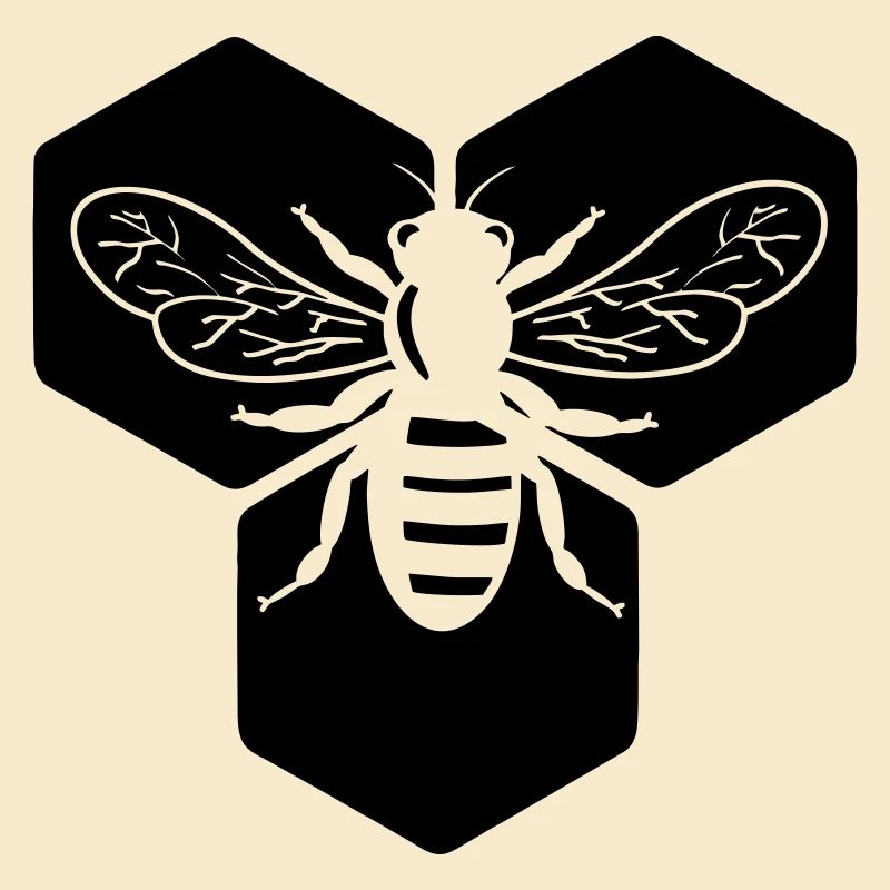 Abeille en nid d’abeille