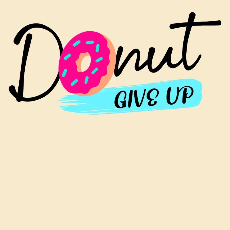 Donut Süßigkeiten Statement Naschen Lecker