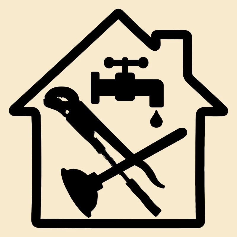 Tools logo plumber in cottage 2
