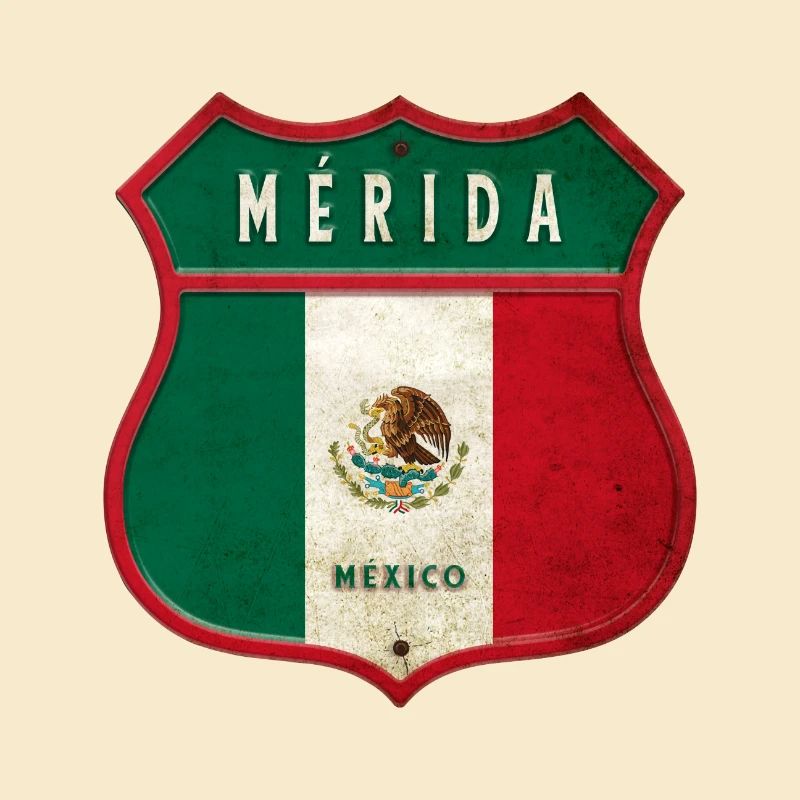 Mérida Mexiko Wappen Design
