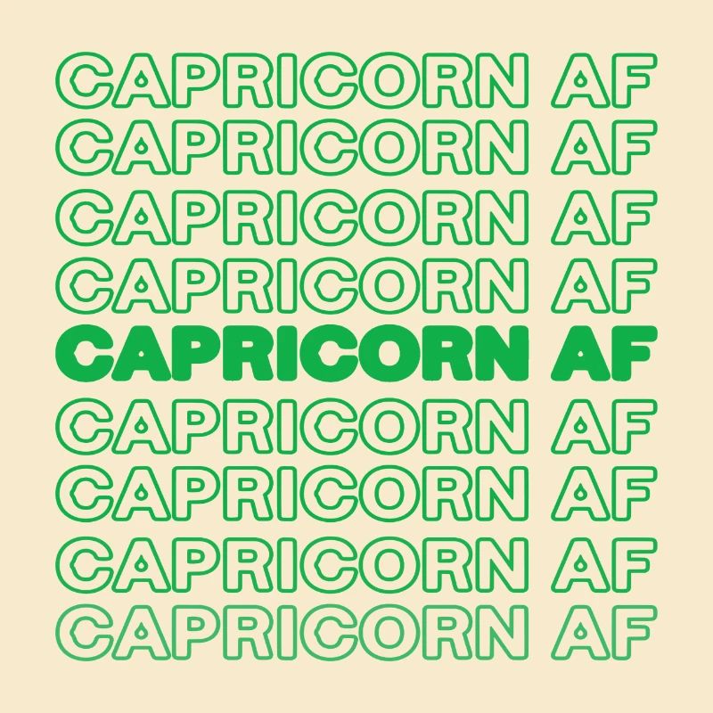 Capricorn Esoteric Statement Zodiac Superstition