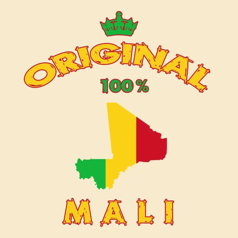 Drapeau du Mali 100 % original