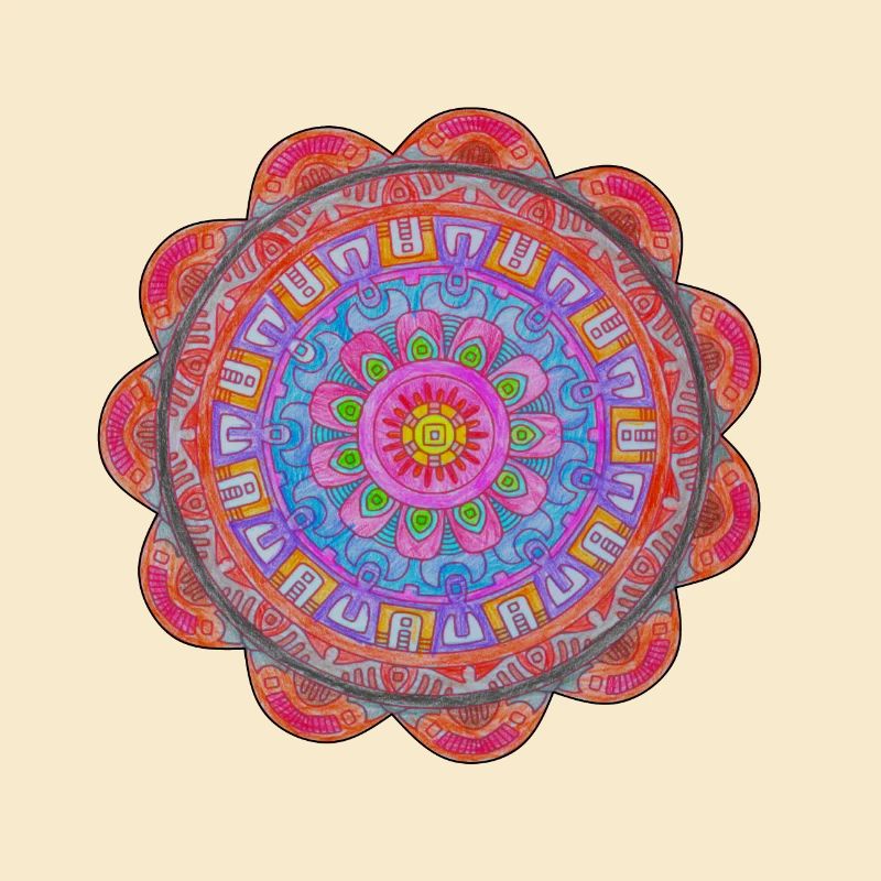 Explosion de couleurs du Cercle Mandala