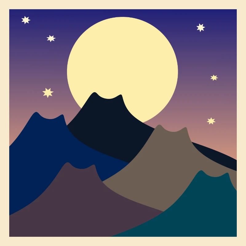 FULL MOON CATS MOUNTAINS