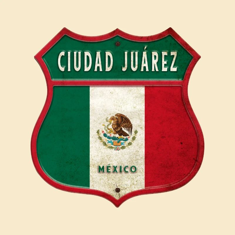 Ciudad Juárez Mexiko Wappen Design