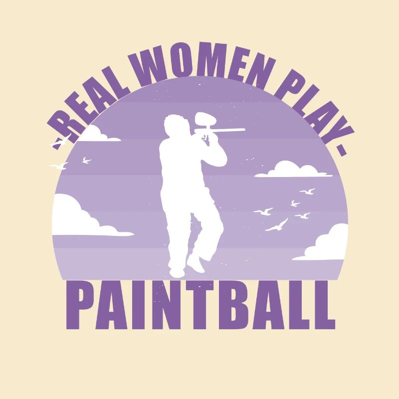 Paintball Paintballerin Gotcha Mädchen Geschenk