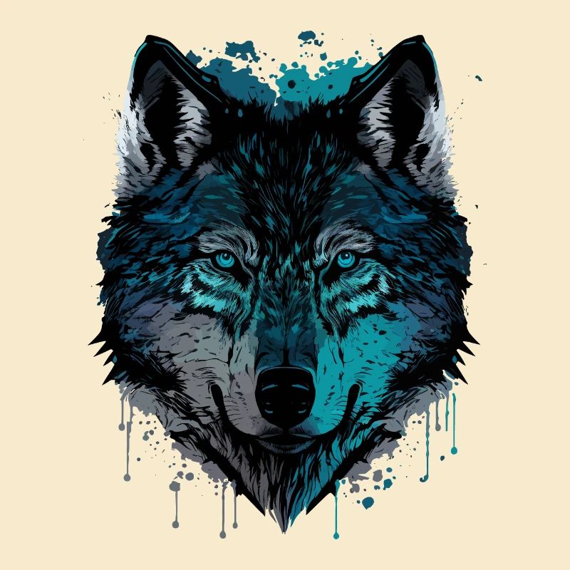 Un dessin de loup comme fabuleux cadeau de Noël