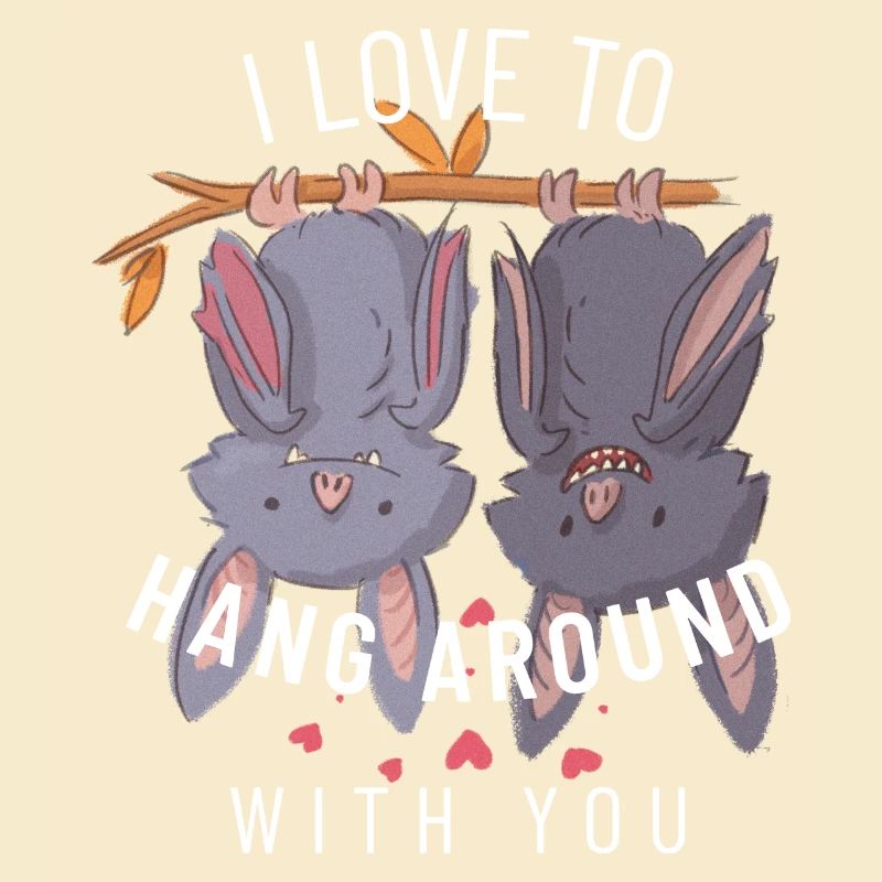 Valentine's Day Bats Saying