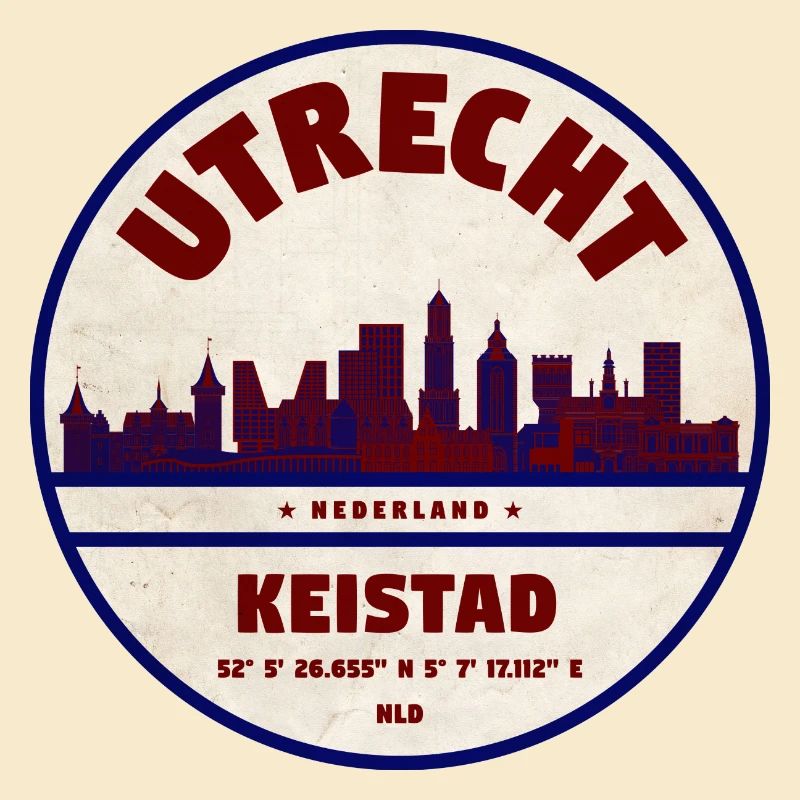 Utrecht Keistad Skyline Emblem