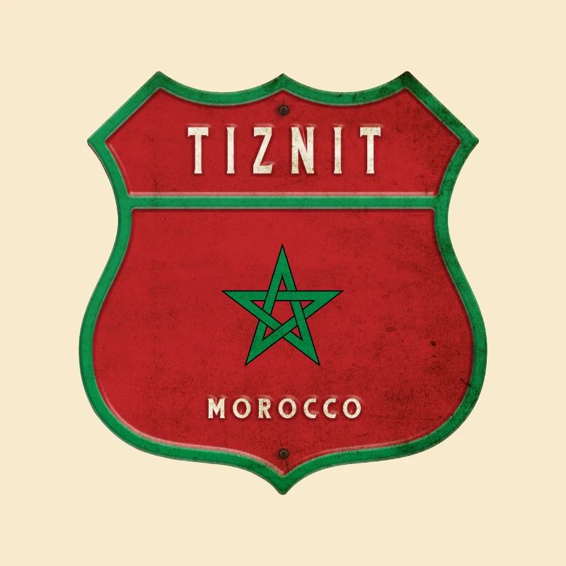 Design du drapeau marocain de Tiznit