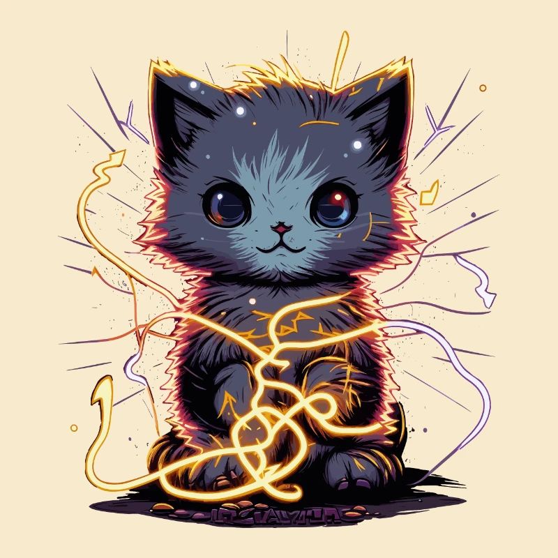 Chat choquant adorable