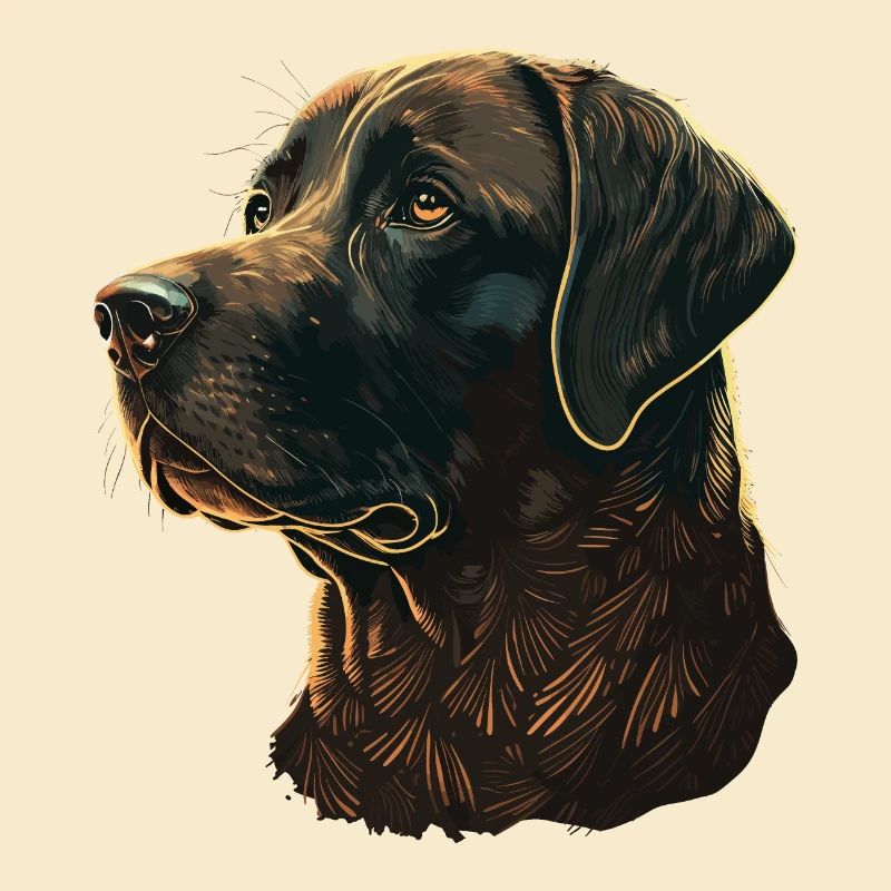 Ruhiger Labrador Retriever