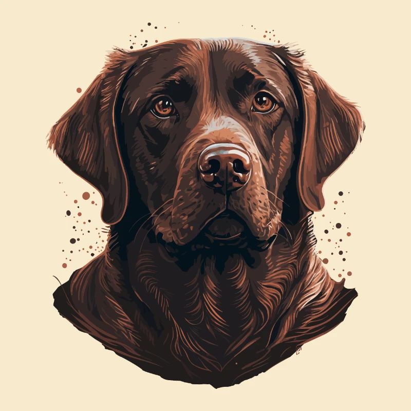 Adorable Brown Labrador Retriever
