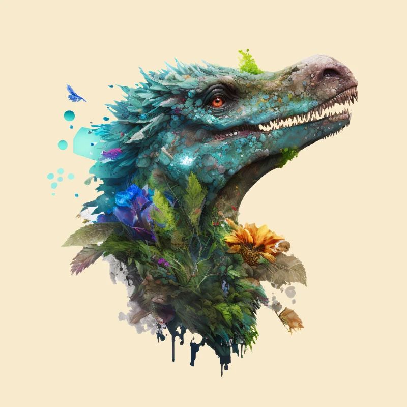 Blauer Velociraptor